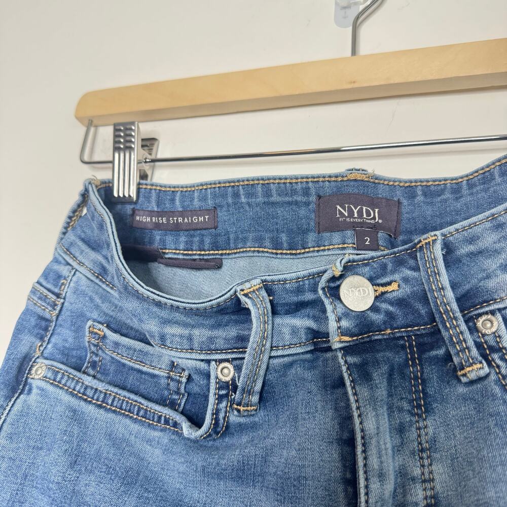 NYDJ | Marilyn High Rise Straight Jeans | 2 - Picture 4 of 4